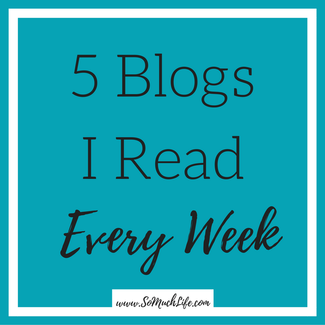 5 Blogs I Read Every Week