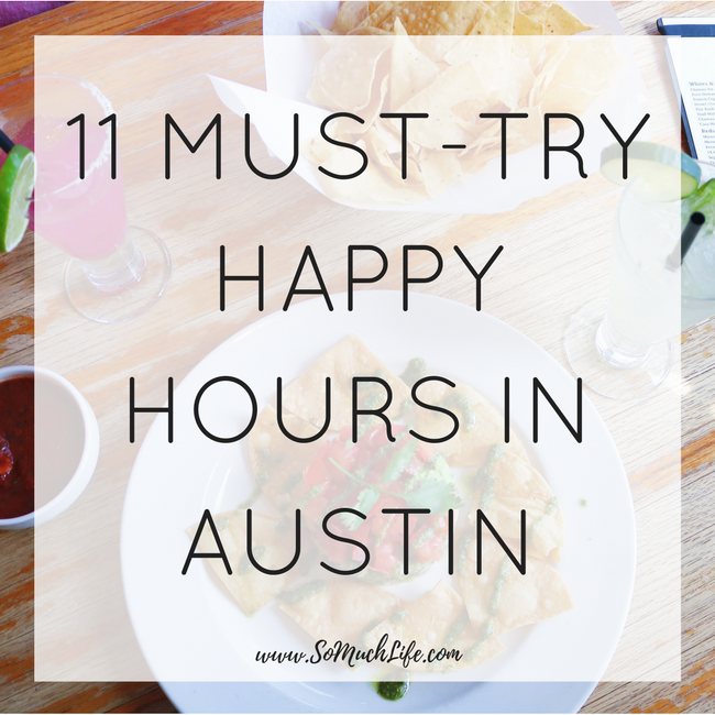 11 Must-Try Happy Hours in Austin