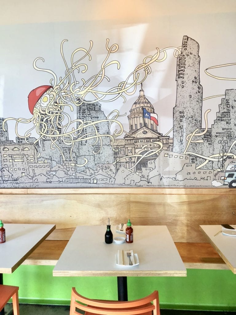 Date restaurant in Austin: Lucky Robot
