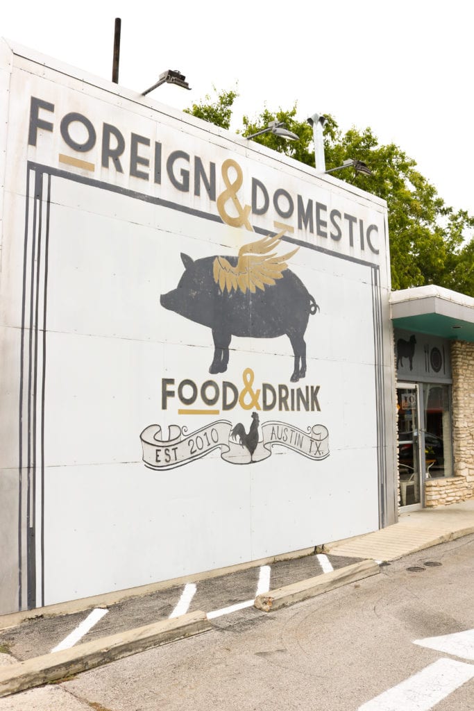 Brunch in Austin at Foreign and Domestic