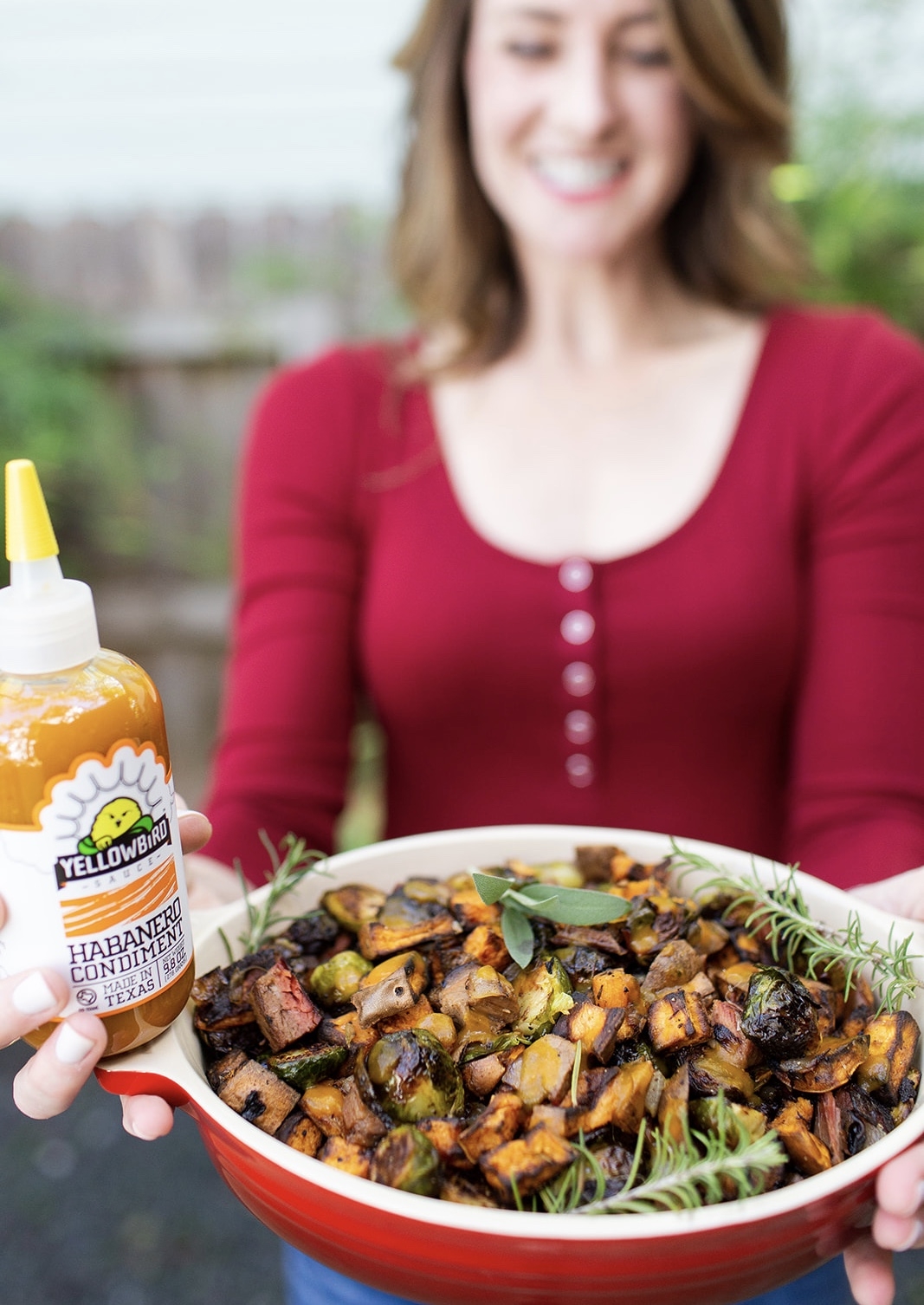 Austin Brisket + Sweet Potato Hash With Yellowbird Sauce - So Much Life