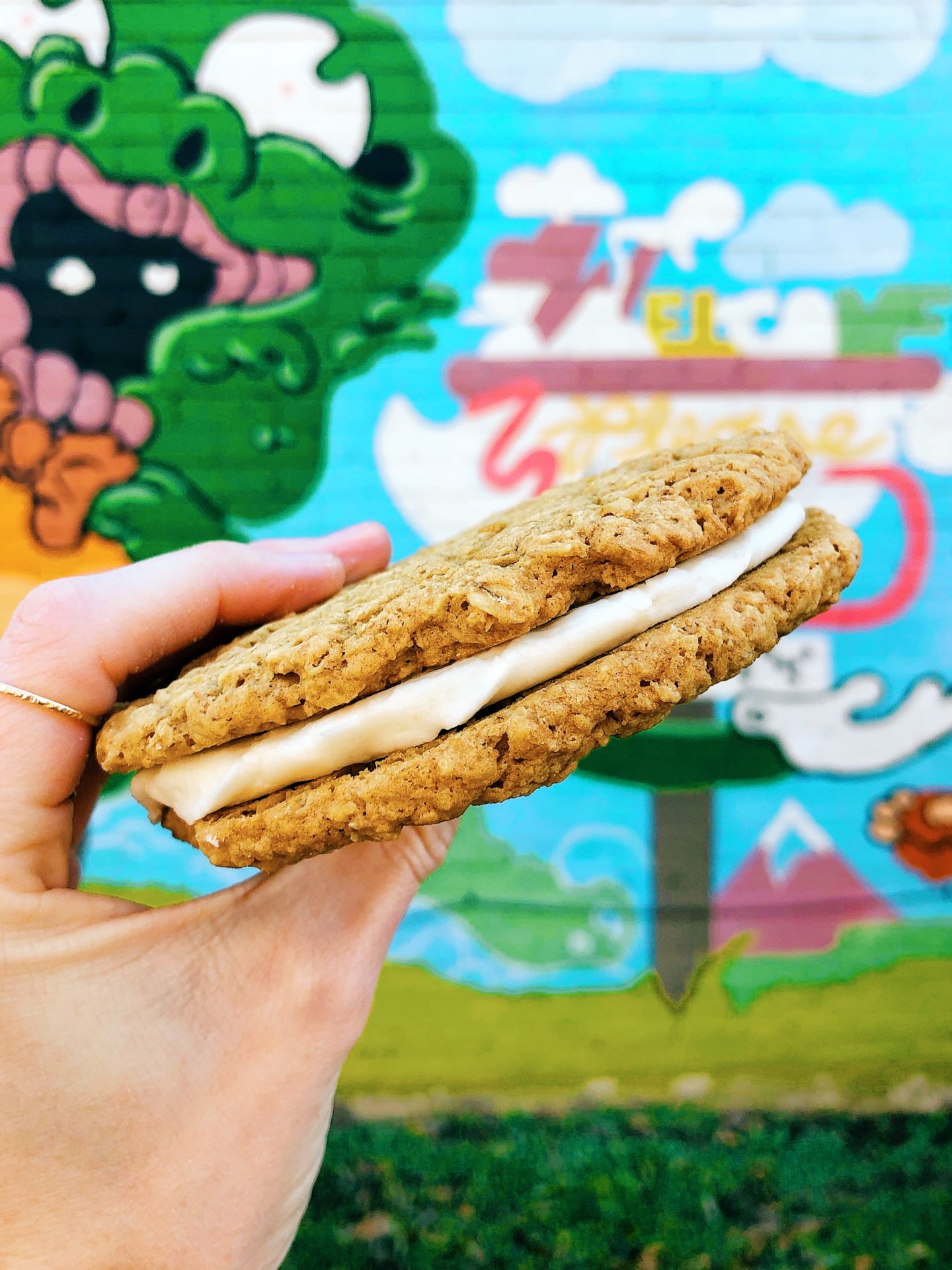 oatmeal cream pie at boulder creek cafe