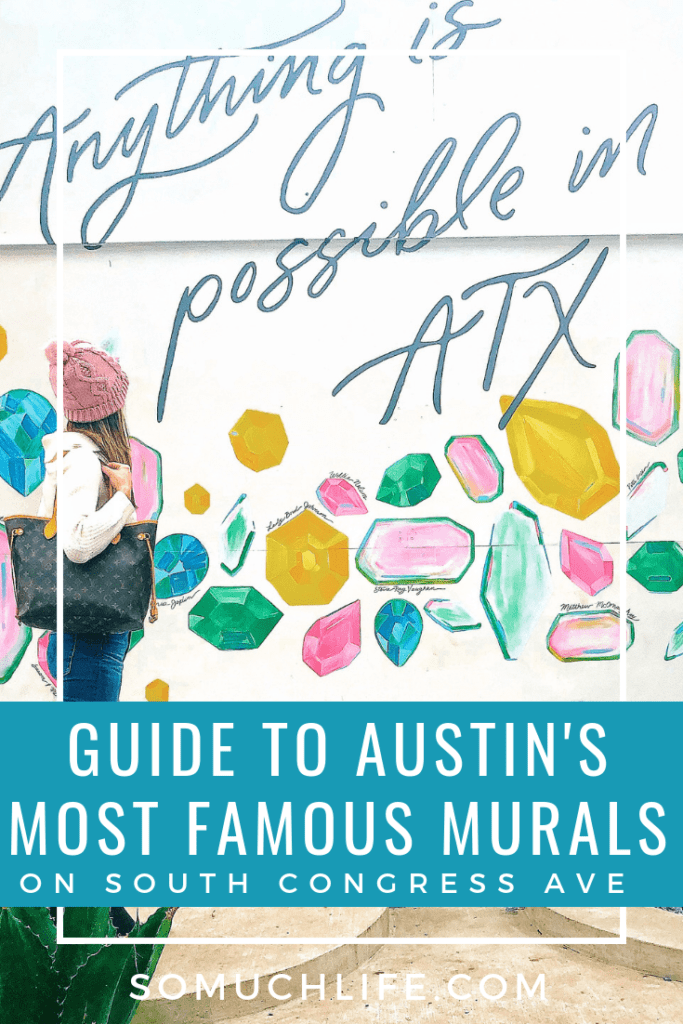 Austin's most famous murals on South Congress Avenue (and where to eat by them)