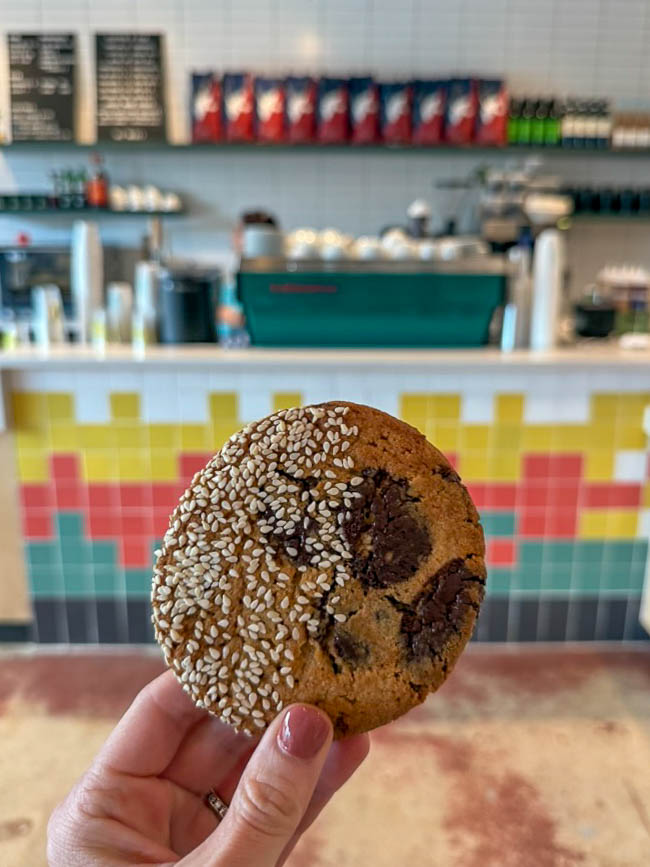 Halva cookie at Rockman in Austin