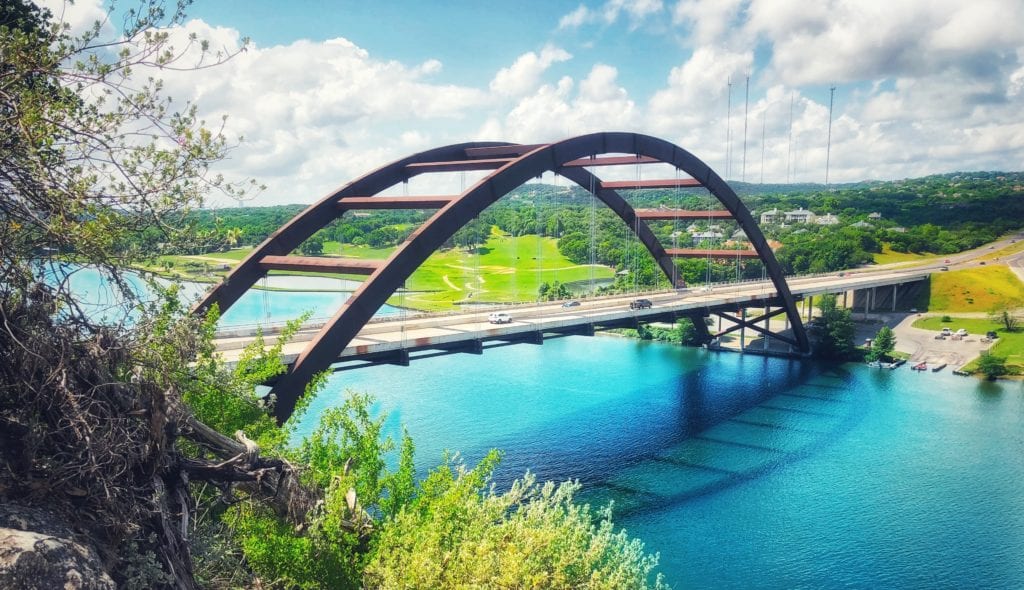 Top 20 instagrammable spots in Austin: 360 pennybacker bridge