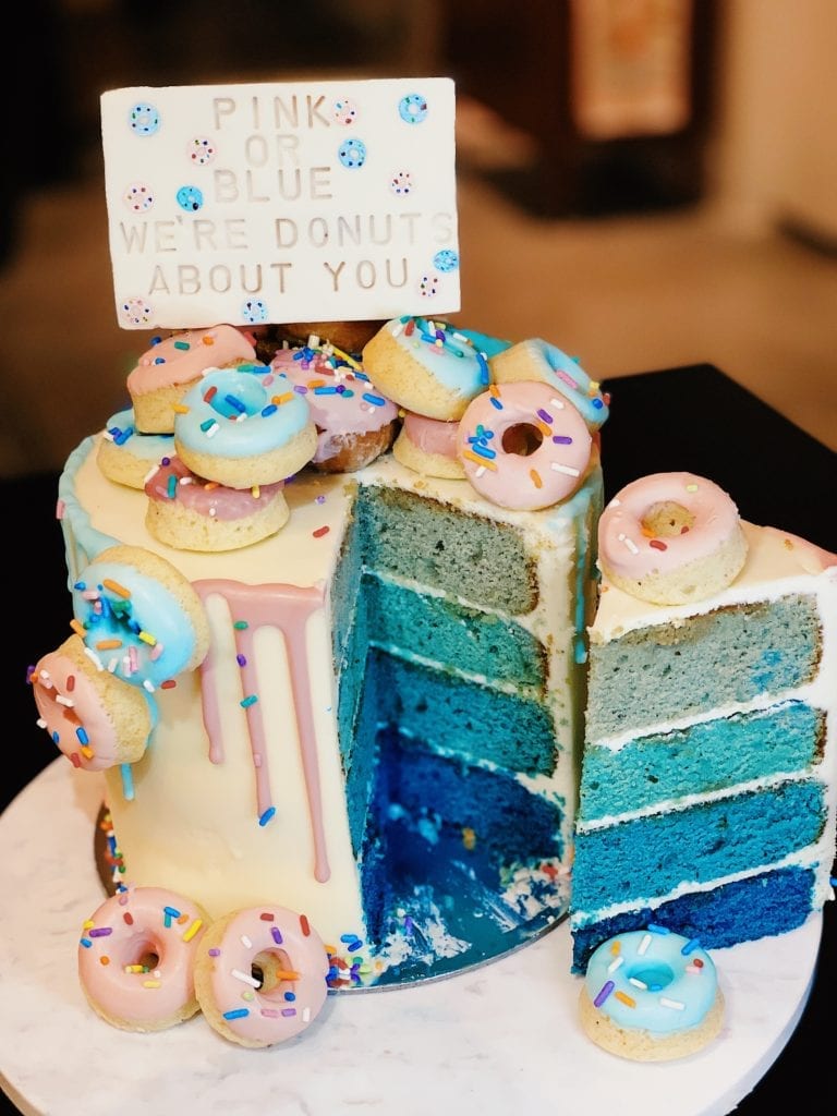 So Much Life Blog Gender Reveal Cake