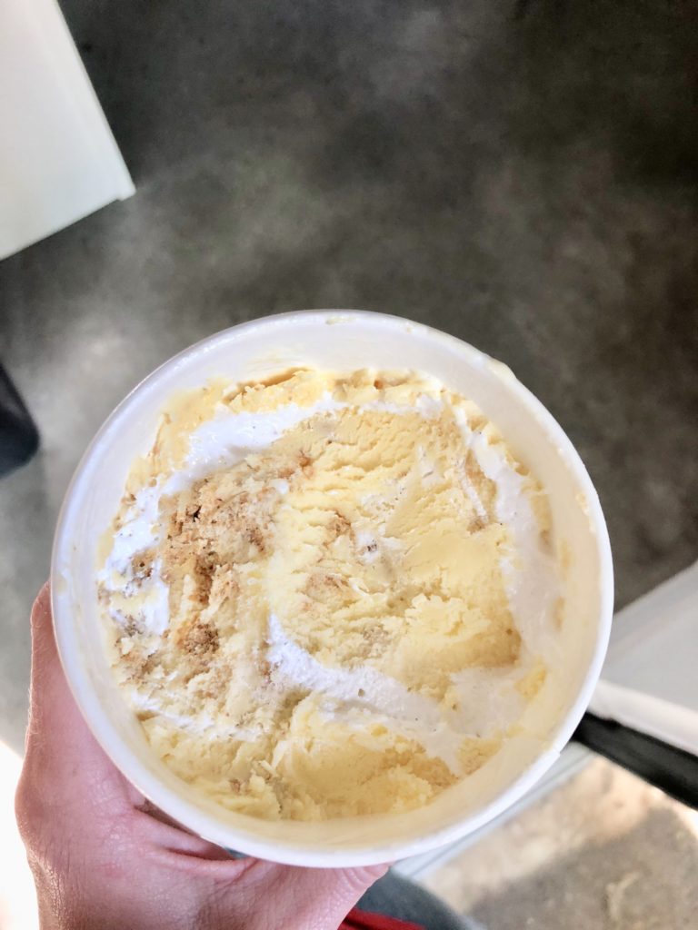A pint of ice cream from Fresa's Chicken Al Carbon in Austin