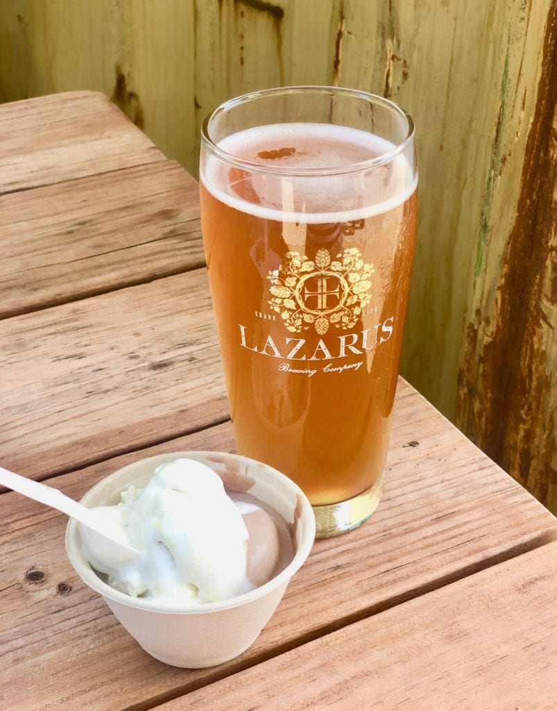 Craft beer + Lick ice cream pairing in Austin