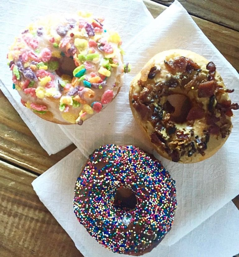Three donuts in Austin Texas