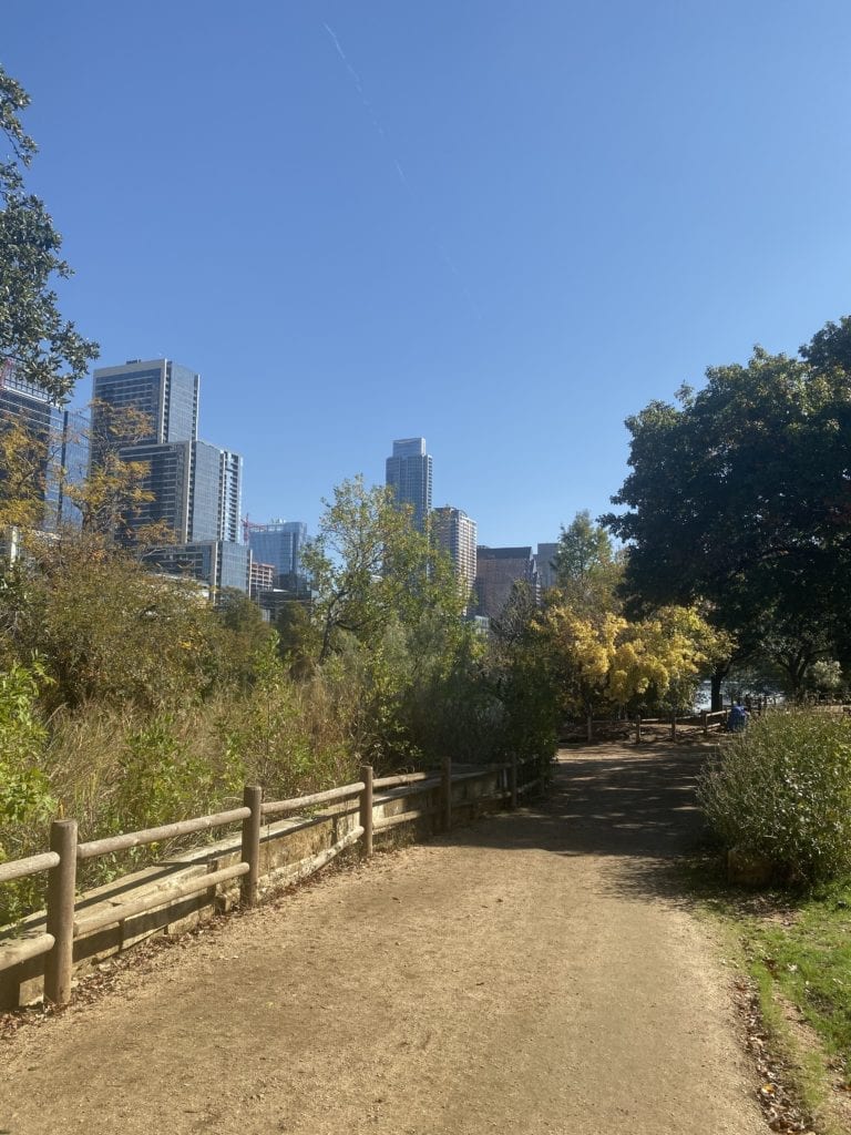 Lady Bird Lake Hike and Bike Trail is right in the middle of the city and perfect for the whole family! 
