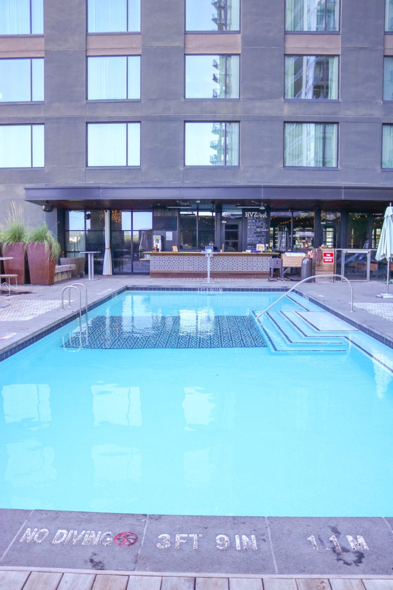 Pool at Hotel Van Zandt Austin