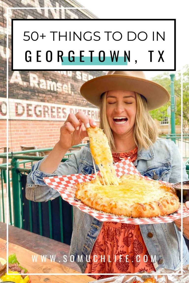 50 THINGS TO DO IN GEORGETOWN TEXAS