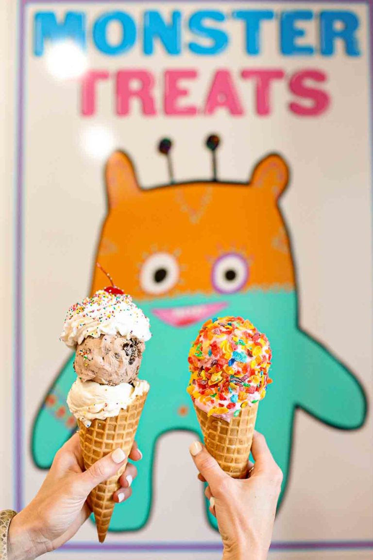 Monster Treats ice cream cone