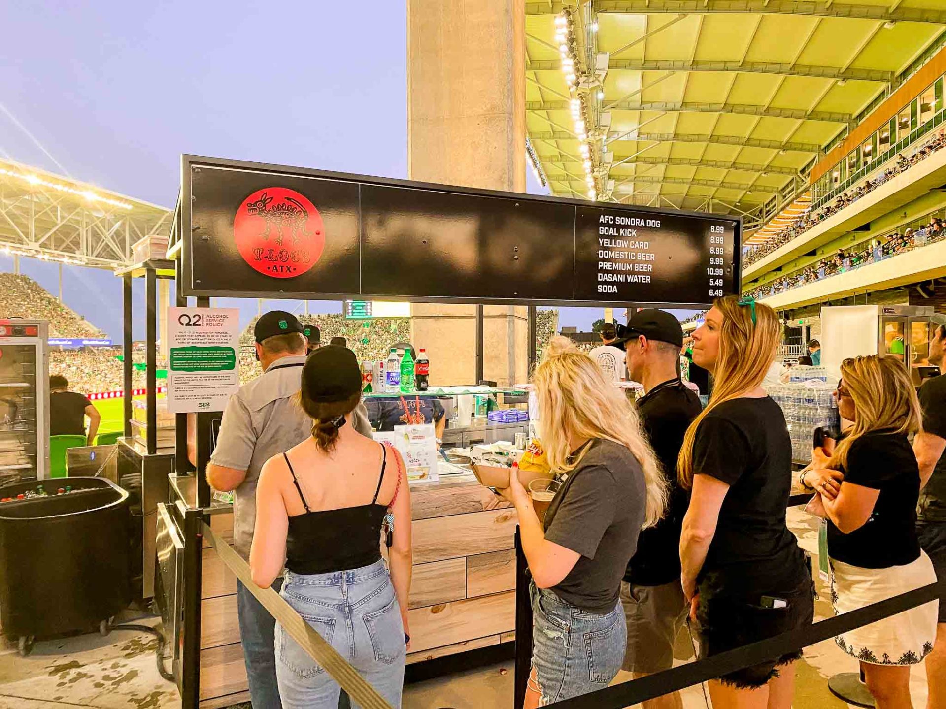 Food At Q2 Stadium Here's A Look At What's Actually Offered In Austin
