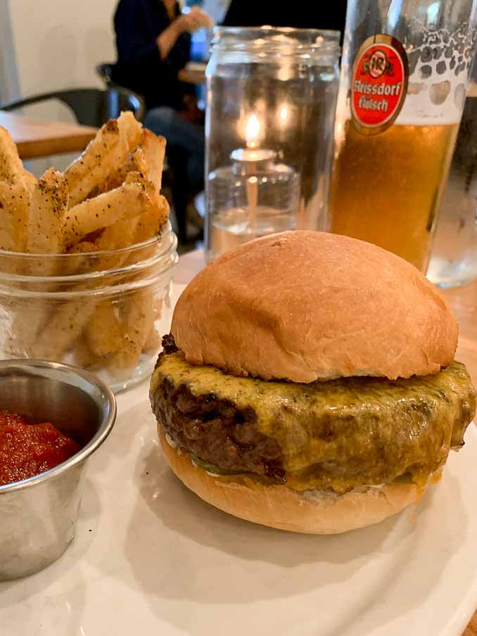 Salt and Time butcher burger in Austin