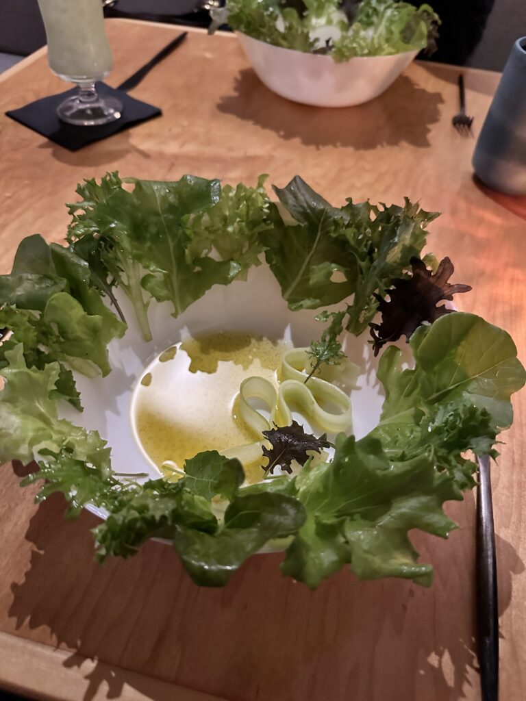 salad at Mixtli in San Antonio