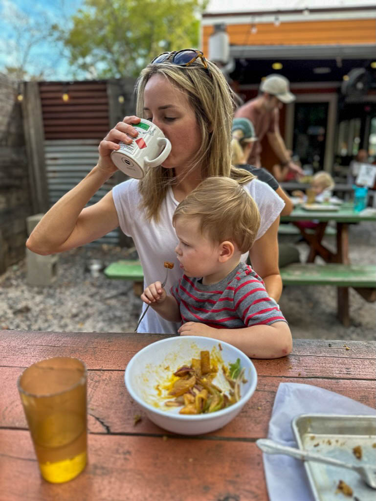 dining with kids at Sour Duck Market